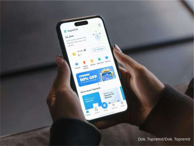 Pengguna Topremit Tumbuh 19,93%, Terdongkrak Tren Pengiriman Uang ke Luar Negeri