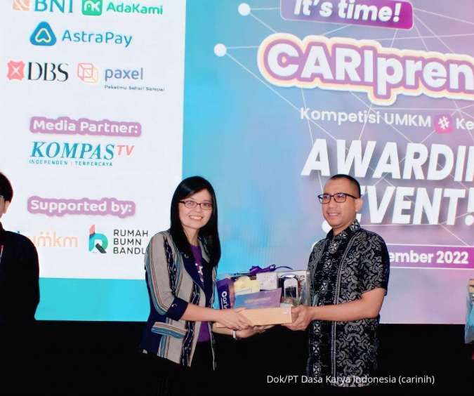 Kompetisi CARIpreneur Jadi Bukti NYATAKANsalingbantu UMKM Indonesia 