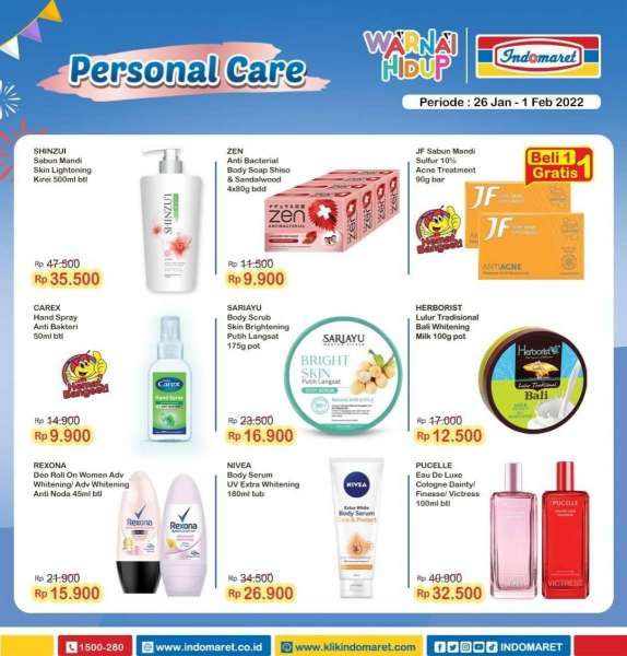 Promo Indomaret Super Hemat Mingguan Terbaru 26 Januari-1 Februari 2022