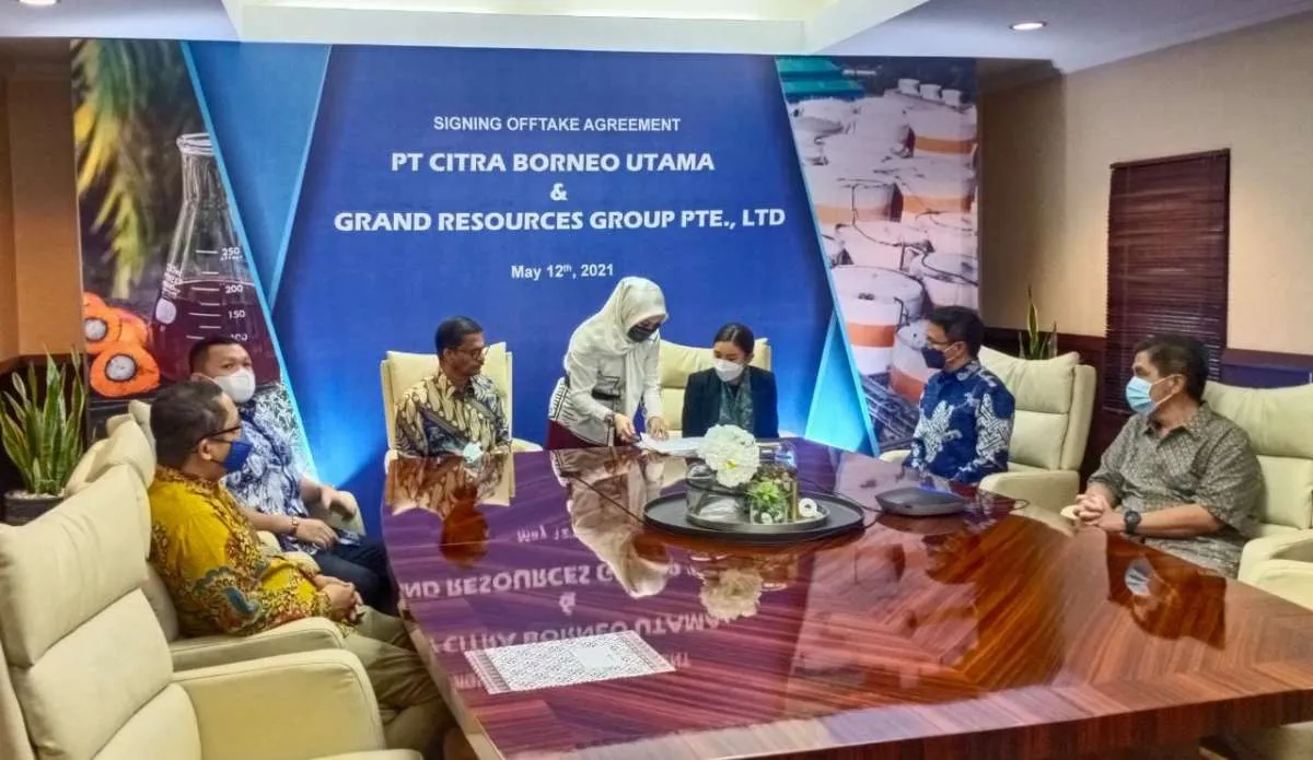 Citra Borneo Utama jual stearin dan olein ke perusahaan asal China