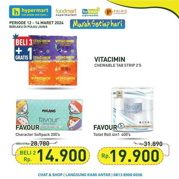 Promo Hypermart Hyper Diskon Weekday Periode 12-14 Maret 2024