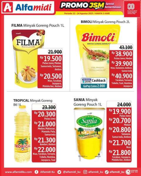 Promo JSM Alfamidi 22-24 Agustus 2025