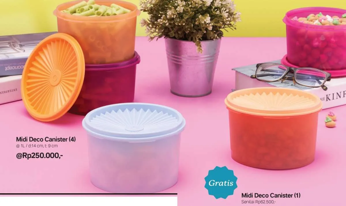 Katalog promo Tupperware November 2021, banyak diskon untuk perabotan dapur & makan