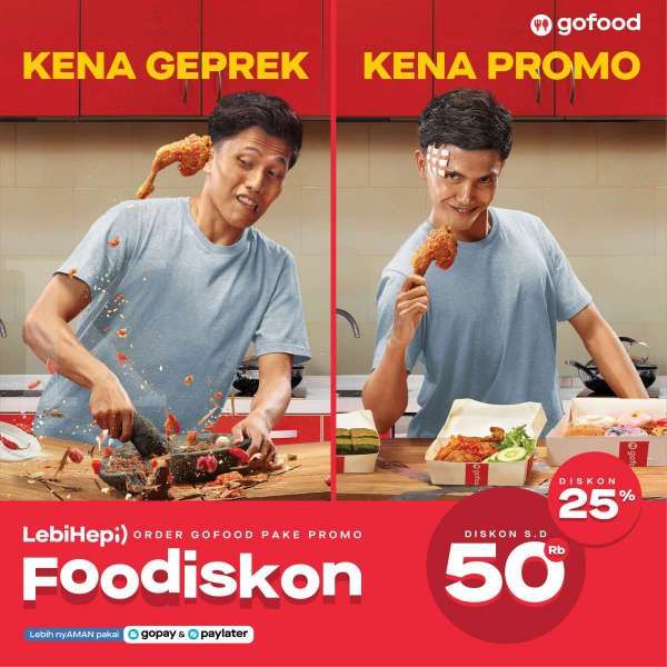 Promo Foodiskon GoFood Manjakan Pecinta Kuliner Indonesia