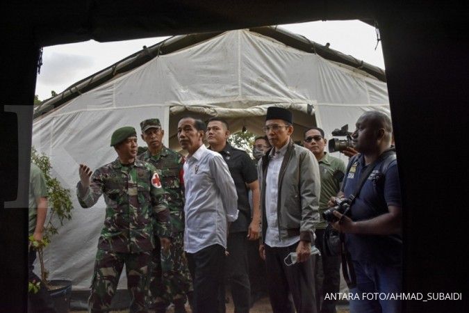 Kembali ke Lombok, Jokowi serahkan langsung bantuan korban gempa