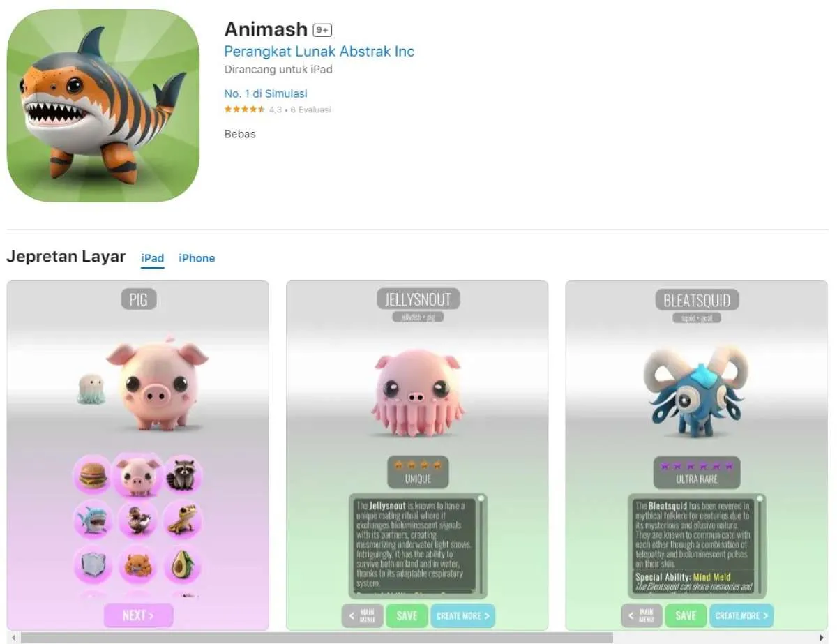 Begini Cara Download Animash di App Store Bagi Pengguna iPhone dan iPad