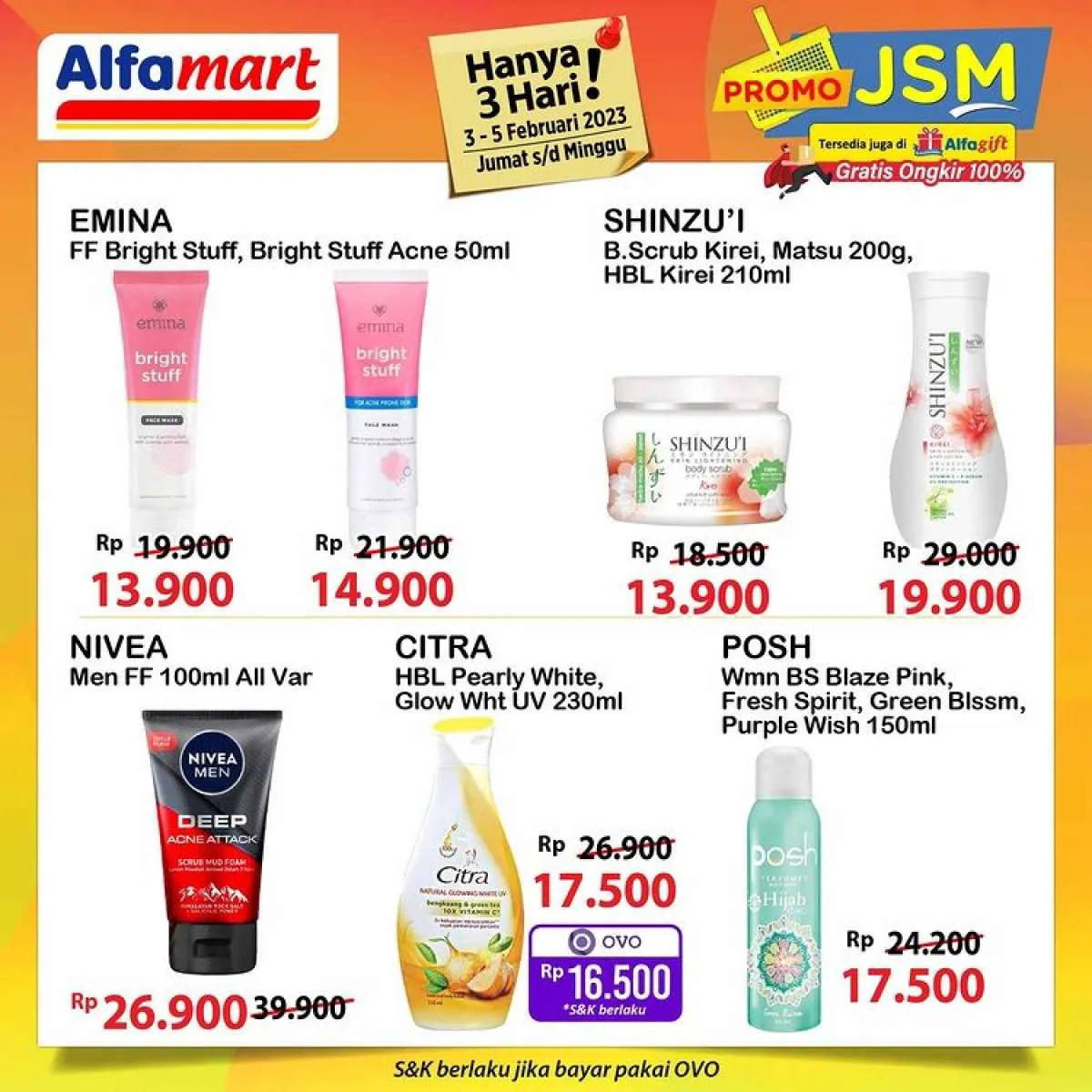 Katalog Promo JSM Alfamart Hanya 3 Hari Periode 3-5 Februari 2023