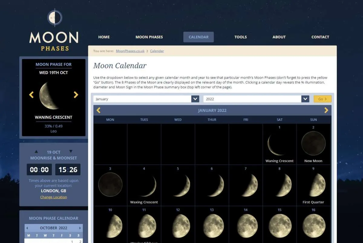 3 Link Moon Phase, Cara Melihat Fase Bulan Berdasarkan Tanggal Lahir yang Lagi Ramai