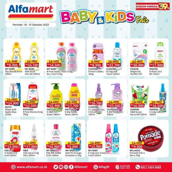 Promo Alfamart Terbaru 16-31 Oktober 2023, Baby and Kids Fair