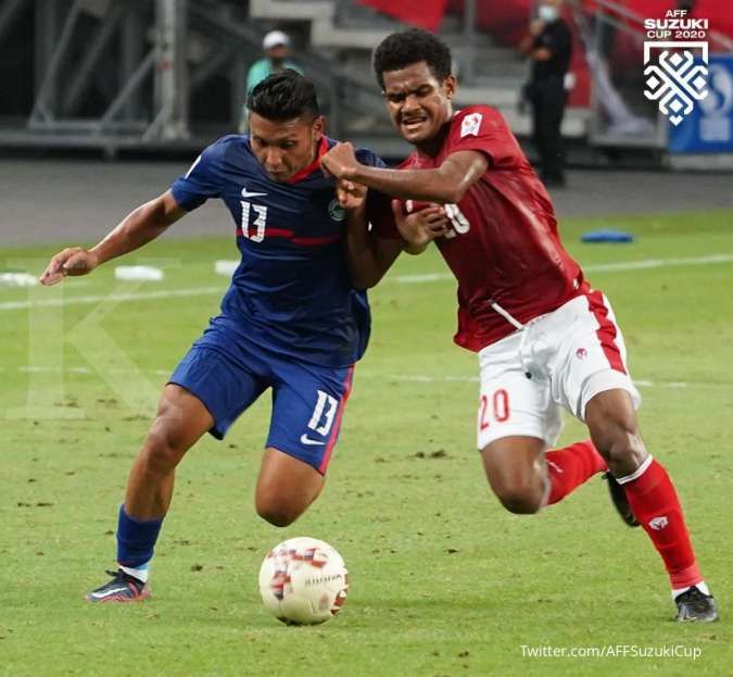 Piala AFF, Indonesia Vs Singapura Imbang 2-2 dan Dilanjutkan ke Perpanjangan Waktu