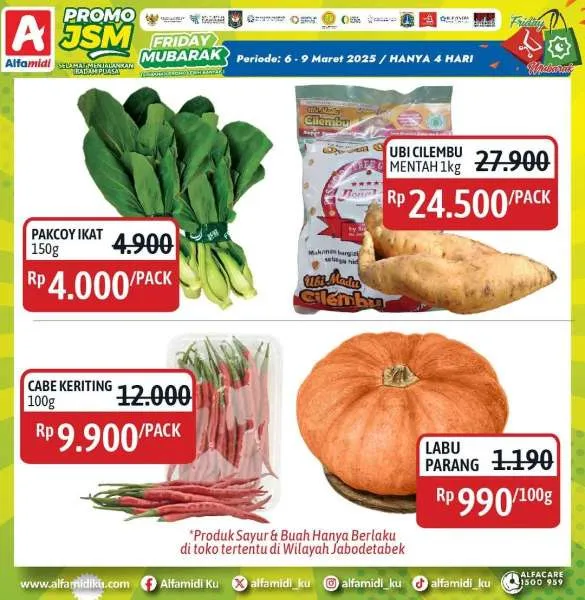 Promo JSM Alfamidi Hanya 4 Hari Periode 6-9 Maret 2025