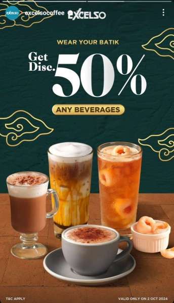 Promo Hari Batik Nasional di Excelso