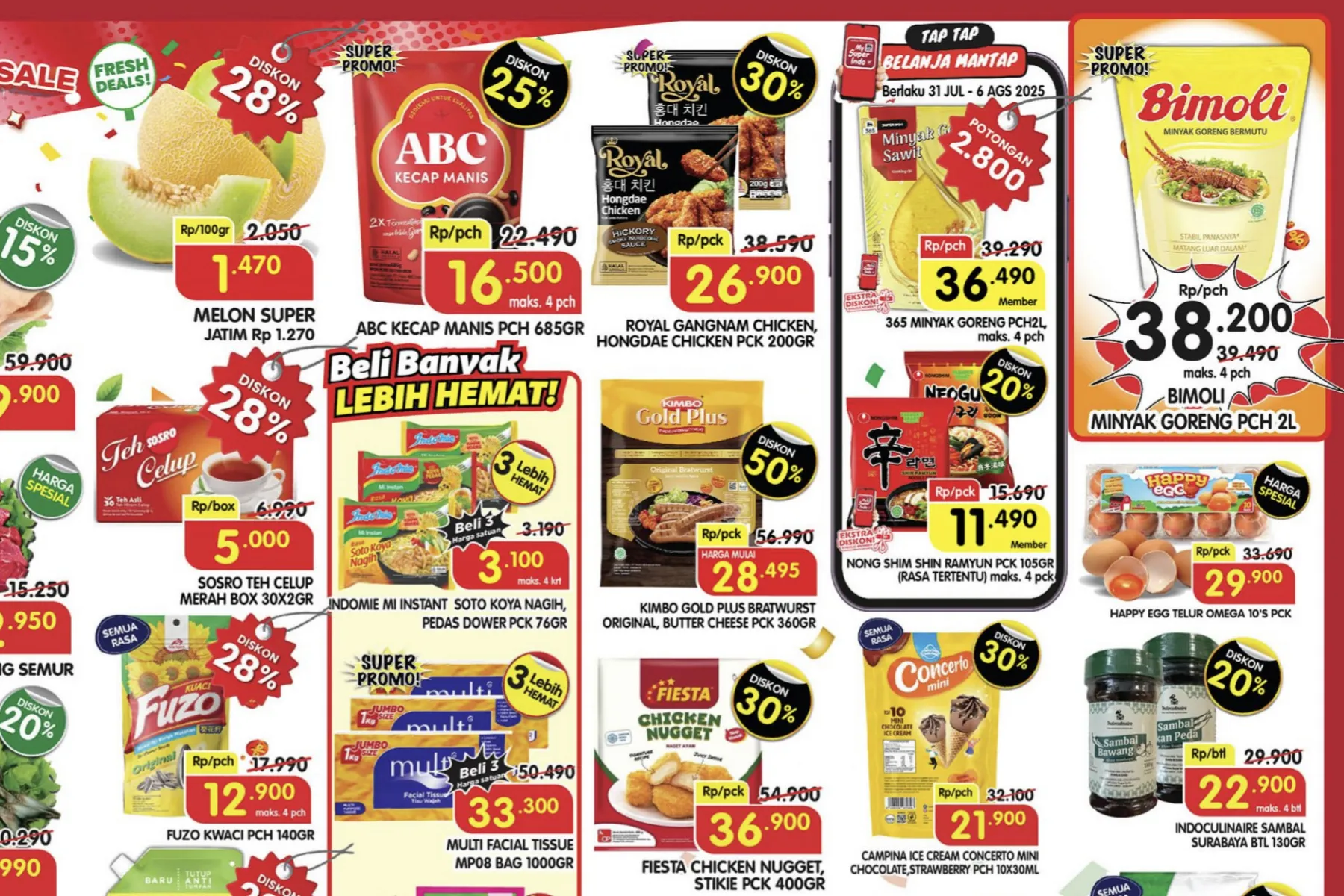 Promo Superindo Weekday Periode 4-7 Agustus 2025