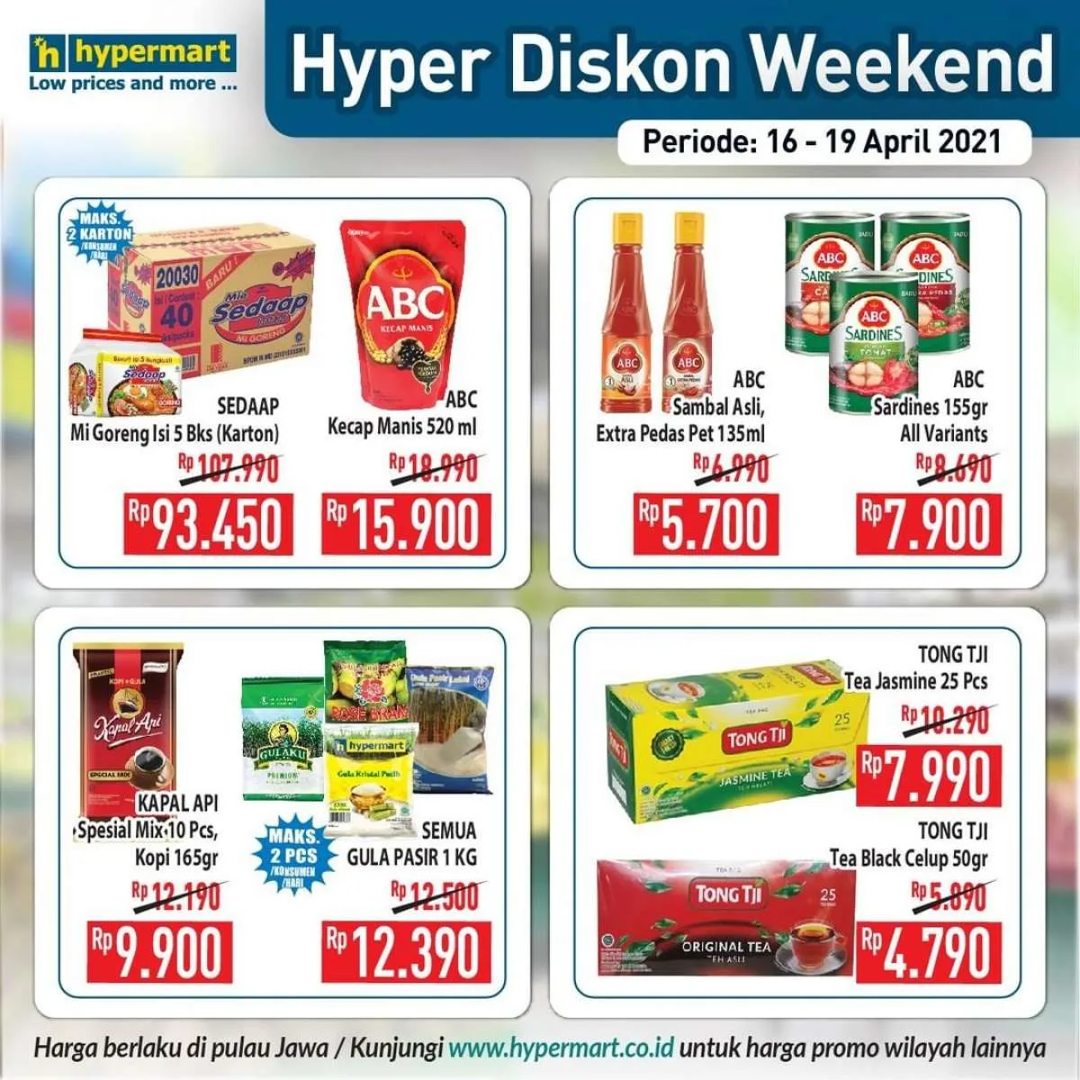 Cek promo JSM Hypermart 16-19 April 2021, ada Hyper Diskon Weekend!