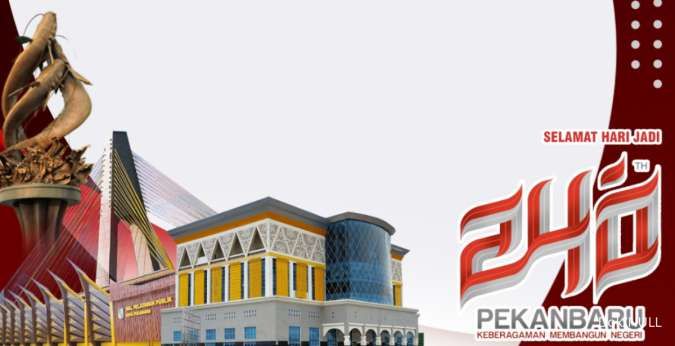 25 Ucapan Hari Jadi Pekanbaru ke-240 Tahun yang Diperingati 23 Juni