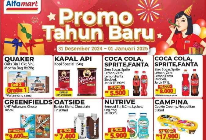 Promo Alfamart Tahun Baru 1 Januari 2025, Hari Terakhir Greenfields 3 Lebih Hemat