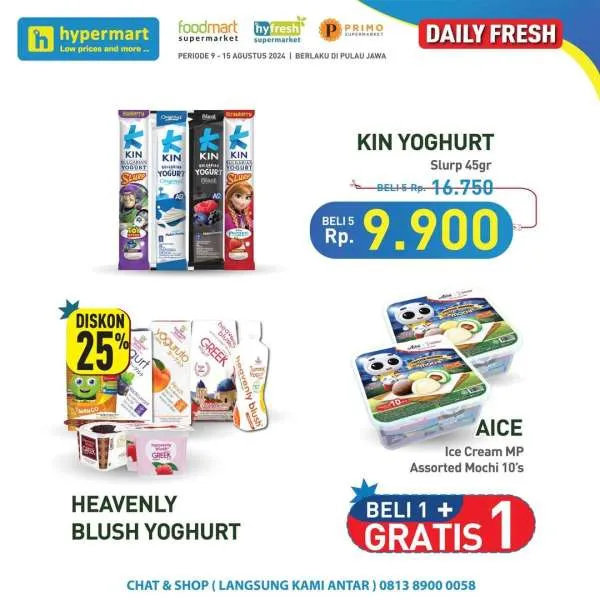 Promo JSM Hypermart Hyper Diskon Weekend Periode 9-12 Agustus 2024