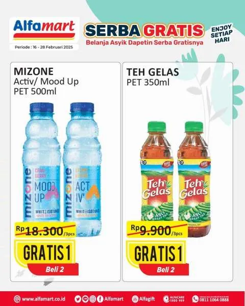 Promo Alfamart Serba Gratis Periode 16-28 Februari 2025