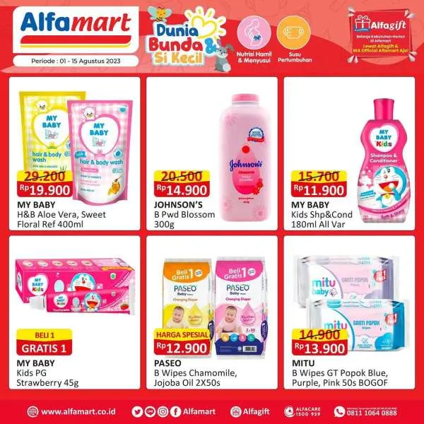 Promo Alfamart Dunia Bunda & Si Kecil Periode 1-15 Agustus 2023