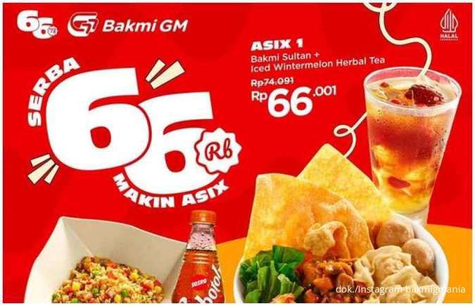 Promo Bakmi GM 1-28 Februari 2025, Makan Sendiri atau Berdua Cuma Rp 66.000-an