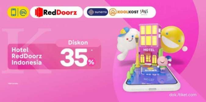 Staycation di Hotel RedDoorz Indonesia Diskon 35% dan Promo Hotel Lainnya!