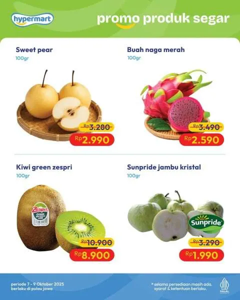 Promo Hypermart Hyper Diskon Weekday Periode 7-9 Oktober 2025