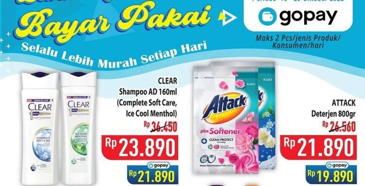 Promo Hypermart Sampai 20 Oktober 2022, Bayar Lebih Murah dengan Gopay