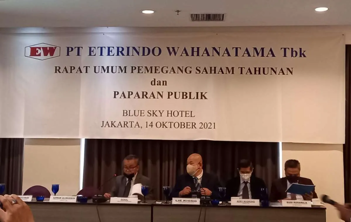 Tingkatkan produktifitas lahan, Eterindo Wahanatama (ETWA) fokus tambah modal