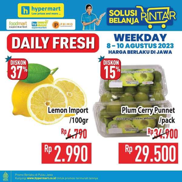 Katalog Promo Hypermart Weekday Terbaru 8-10 Agustus 2023