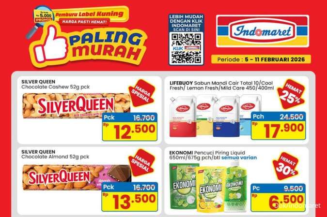 Promo Indomaret 5-11 Februari 2026, Silver Queen Hingga Lifebuoy Murah