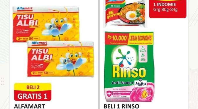 Promo Alfamart sampai 30 September 2023, Camilan hingga Detergen Beli 1 Gratis 1!