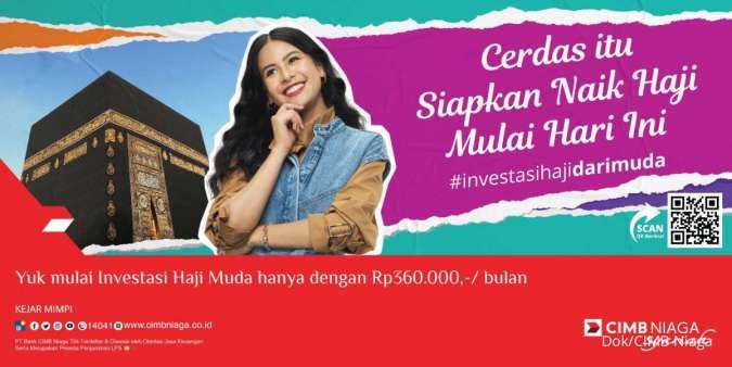 Program Haji di CIMB Niaga Syariah, Setoran Bulanan Mulai dari Rp 360.000