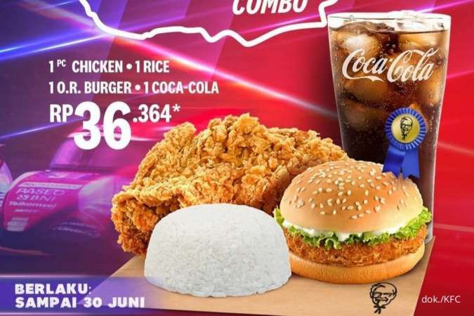 Promo Terbaru KFC 1-30 Juni 2022, Paket WEC 24h Le Mans Combo Rp 36.000