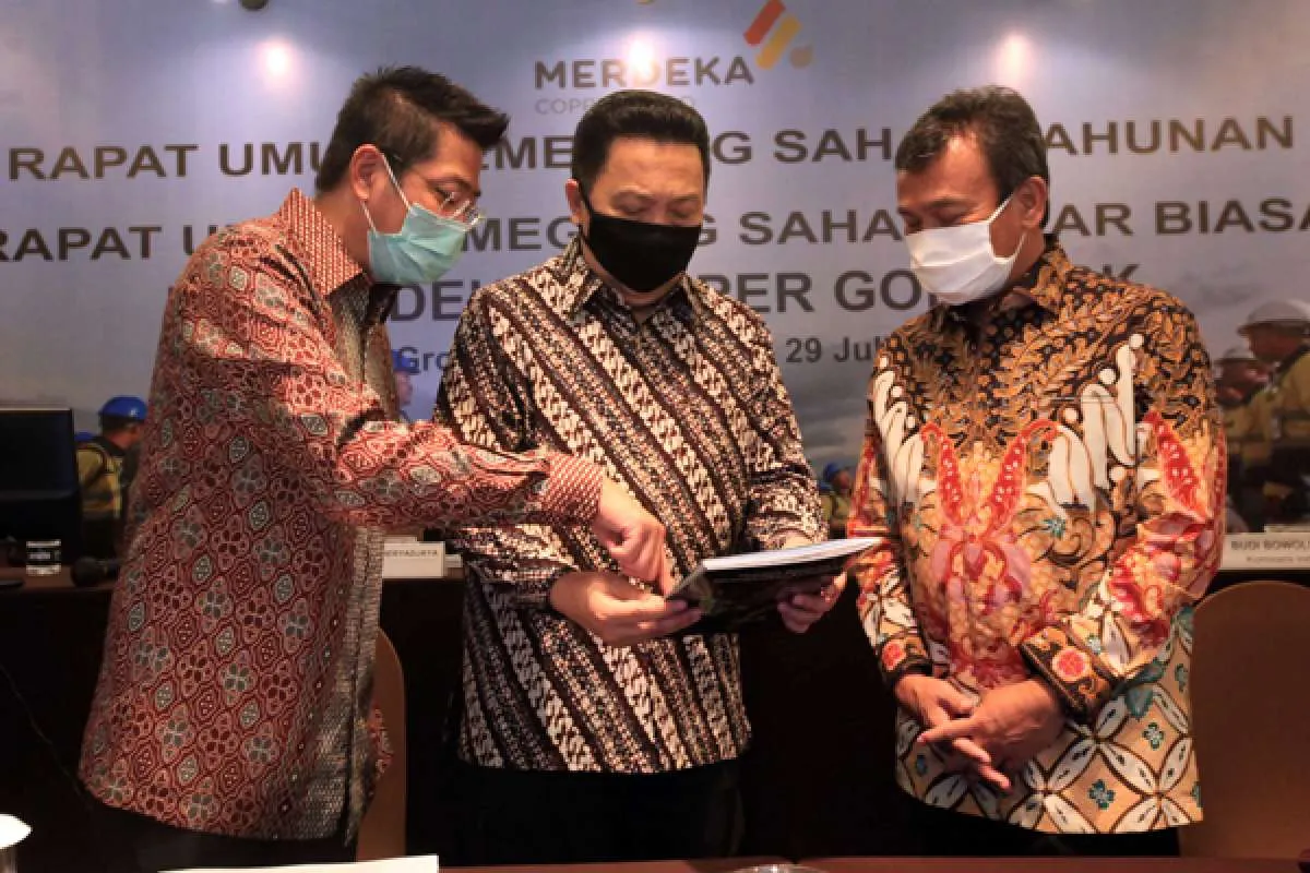 Gelar RUPSLB, Merdeka Copper Gold (MDKA) dapat restu buyback 2% saham