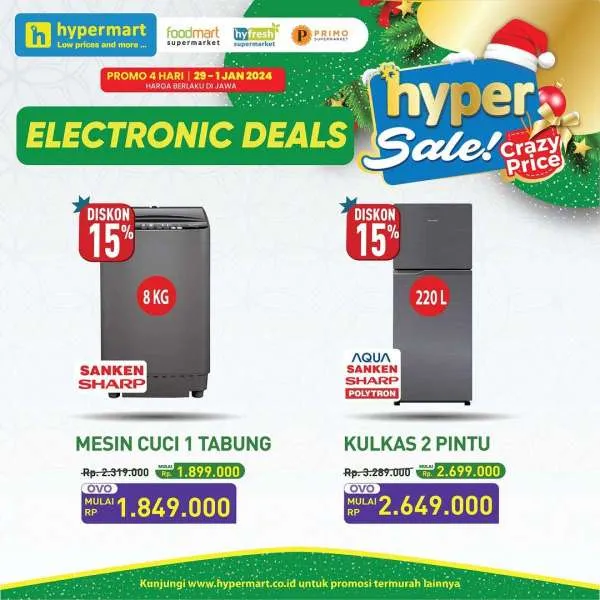 Promo JSM Hypermart Hyper Diskon Weekend Periode 29 Desember 2023-1 Januari 2024