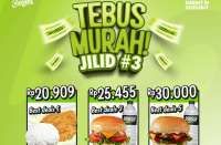 Jajan Hemat dengan Promo Tebus Murah Burger Bangor, Mulai dari Rp 20.000-an Saja