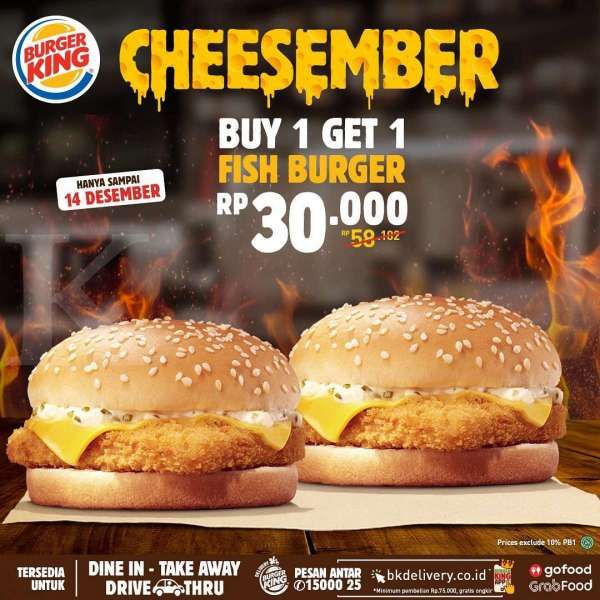 Promo Burger King 8-14 Desember 2020 