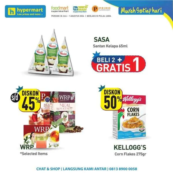 Promo Hypermart Hyper Diskon Weekday Periode 30 Juli-1 Agustus 2024