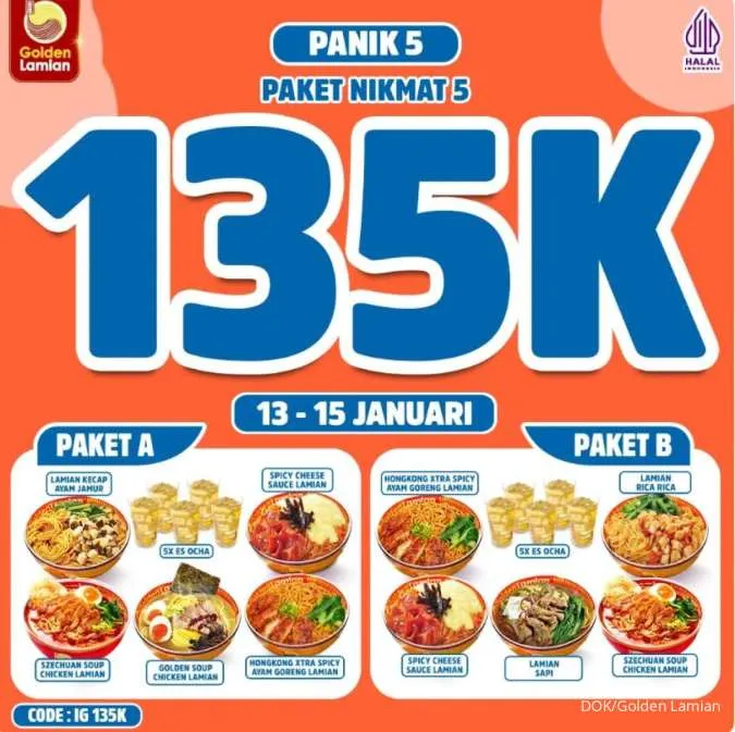 Promo Golden Lamian Januari 2025