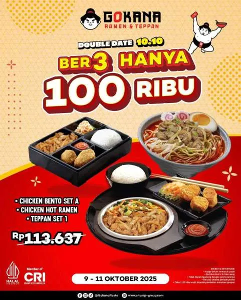 Promo Gokana 10.10 Oktober Serba Rp 10.000