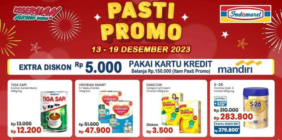 Promo JSM Indomaret Beli 2 Lebih Hemat Baru 16 Desember 2023, Dancow Diskon Rp 3.500
