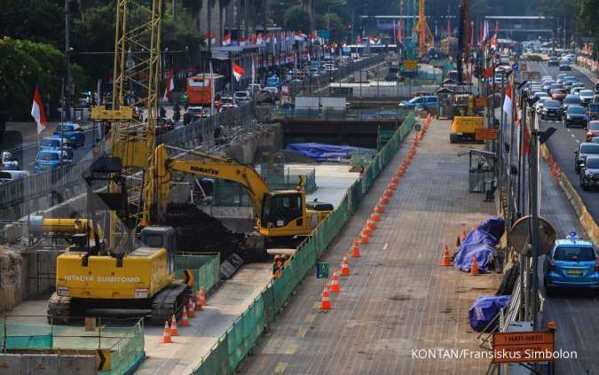 Pembangunan MRT Fase 2A Sudah Mencapai 52% 