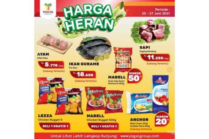 Terbaru! Promo JSM Yogya Supermarket Harga Heran, berlaku 25-27 Juni 2021