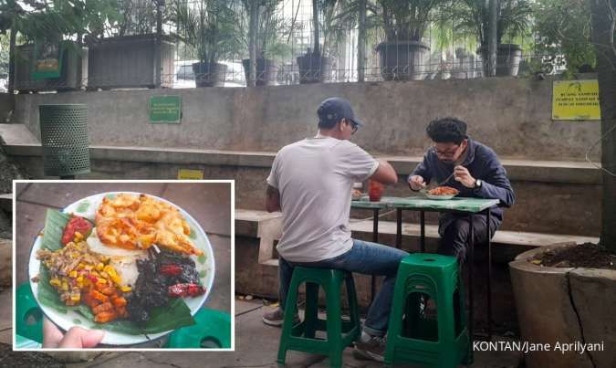 Mengisi Perut dengan Nasi Peda Pelangi