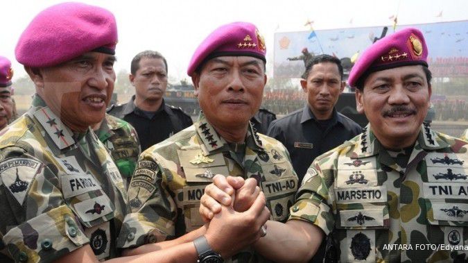 DPR setuju remunerasi TNI di 2014 naik 20%