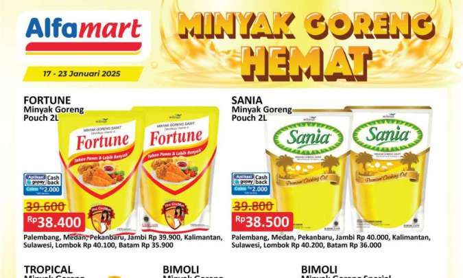 Promo Minyak Goreng Hemat di Alfamart & Superindo Berakhir Besok, Ada Promo Bimoli