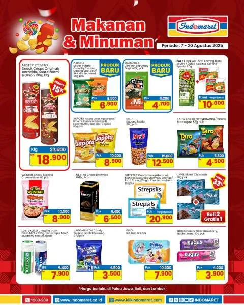 Promo Indomaret Super Hemat Periode 7-20 Agustus 2025