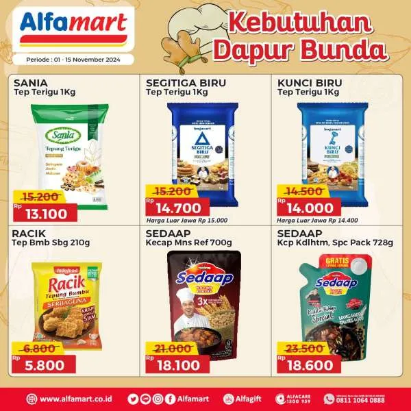 Promo Alfamart Kebutuhan Dapur Periode 1-15 November 2024