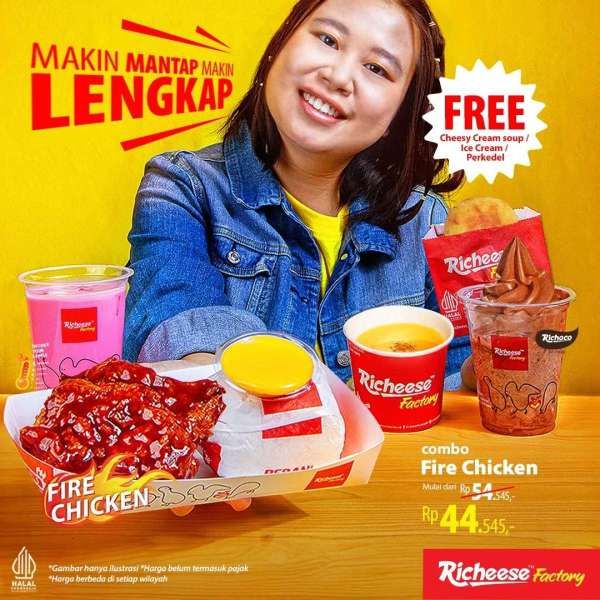 Promo Richeese Factory Gratis Side Dish