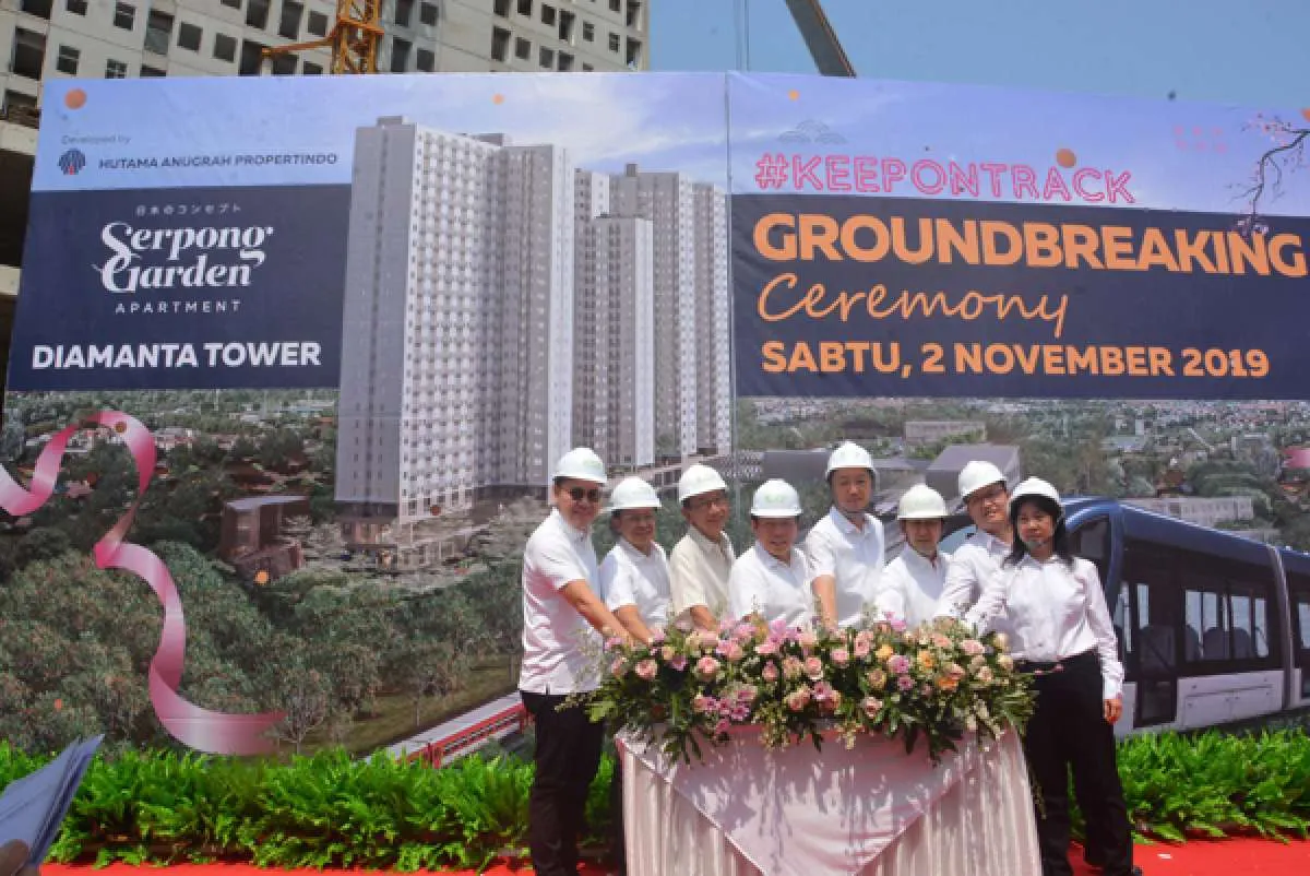 Tower ketiga apartemen Serpong Garden groundbreaking